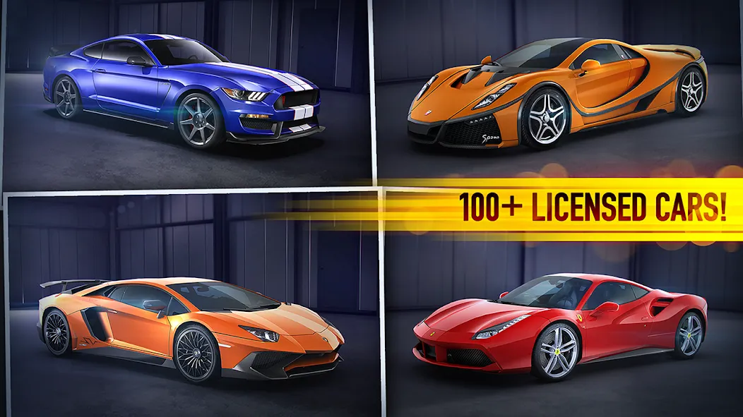 Взломанная CSR Racing [MOD: безлимитные деньги и топливо] на Андроид — скриншот 2