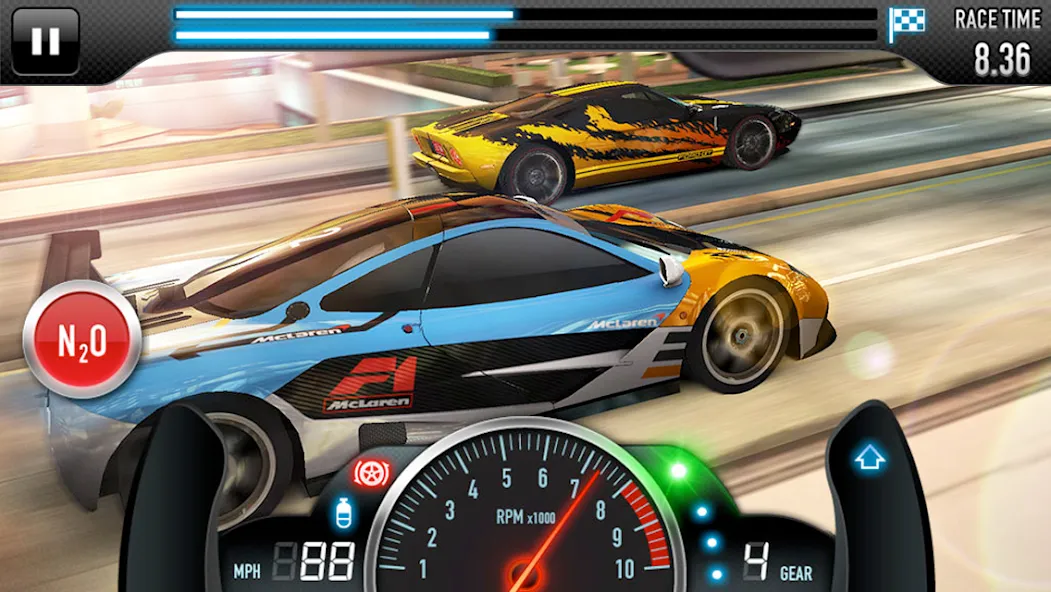 Взломанная CSR Racing [MOD: безлимитные деньги и топливо] на Андроид — скриншот 4