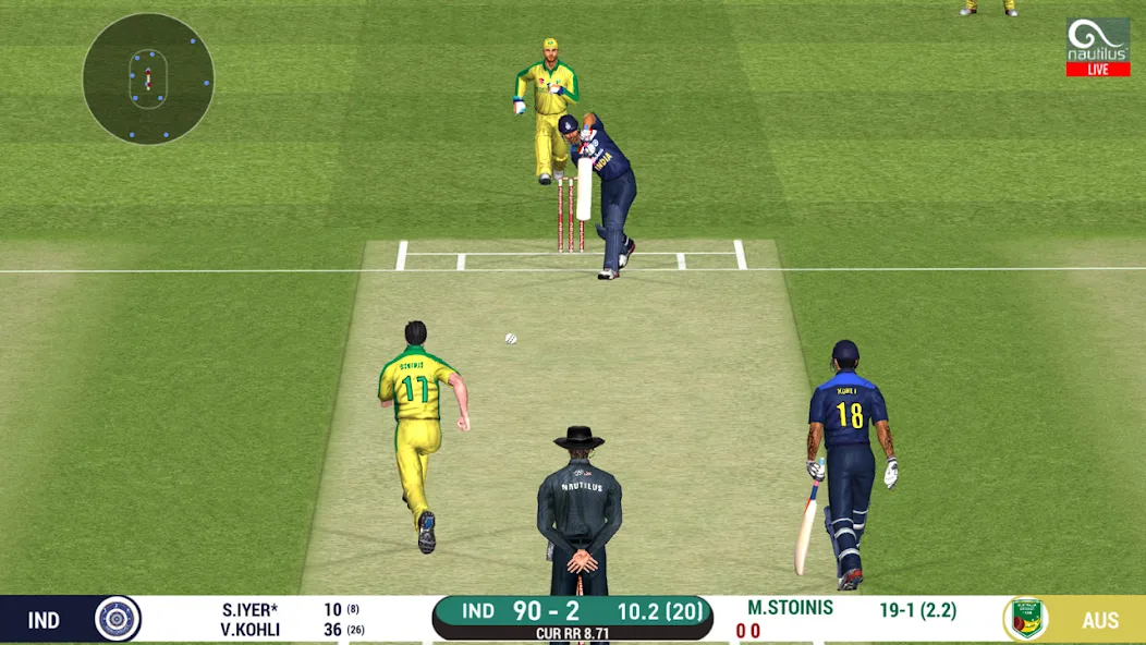 Real Cricket™ 20 [MOD: безлимитные деньги и открытые команды] последняя версия — скриншот 2