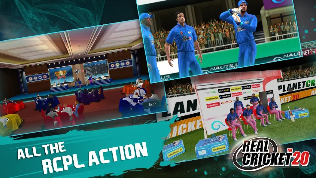 Real Cricket™ 20 [MOD: безлимитные деньги и открытые команды] последняя версия — скриншот 3