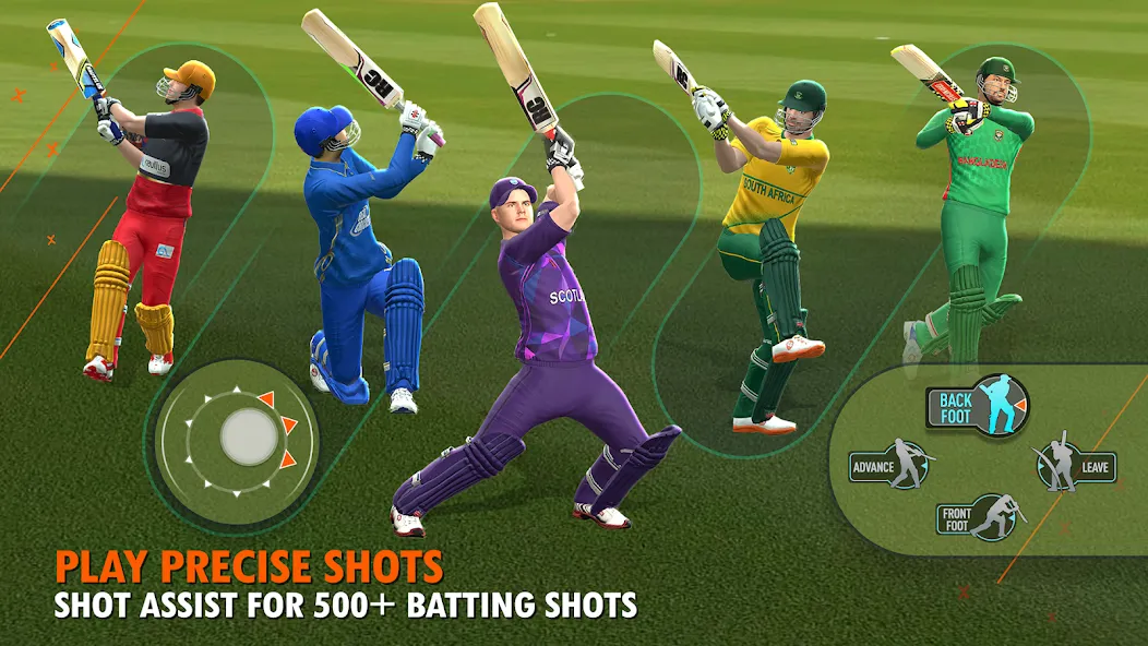 Скачать Real Cricket™ 24 [MOD: безлимитные монеты и открытые команды] на телефон — скриншот 2