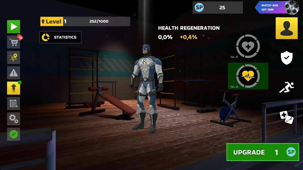 Скачать взлом Rope Hero: Mafia City Wars [MOD: безлимитные деньги и оружие] — скриншот 4