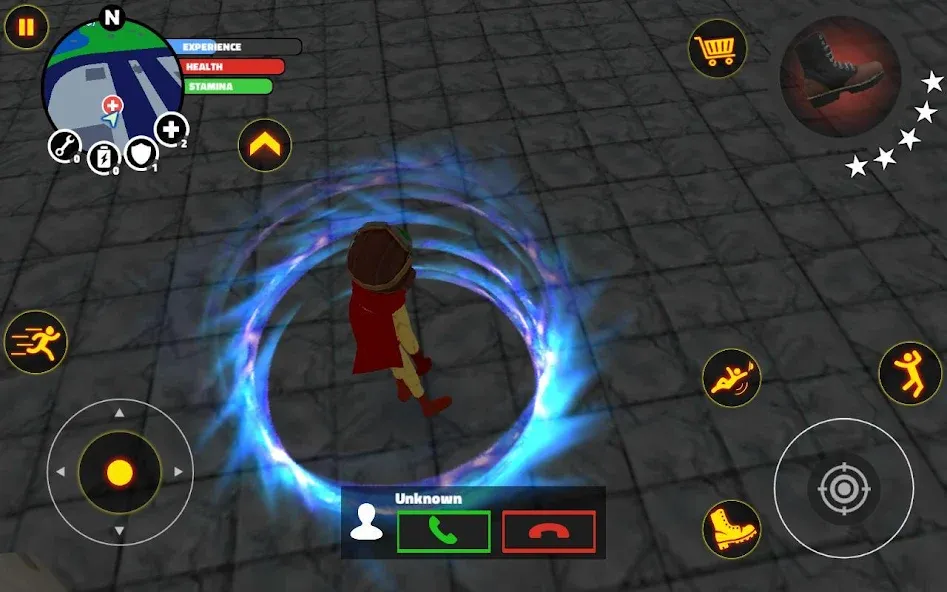 Взломанная Stick Superhero [MOD: безлимитные деньги и усиленный герой] на Андроид — скриншот 2