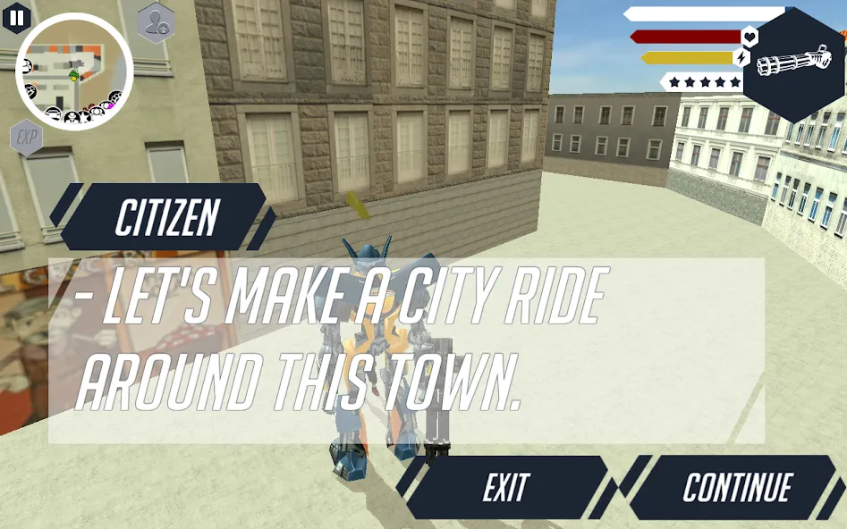 Muscule Car Robot [MOD: безлимитные деньги и мощные роботы] (Бесплатно / APK) — скриншот 1