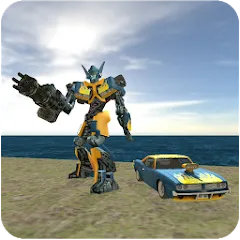 Muscule Car Robot [MOD: безлимитные деньги и мощные роботы] (Бесплатно / APK)
