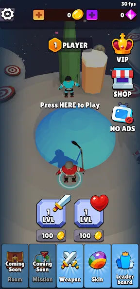 Skater IO [MOD: бесконечные деньги и разблокированы скейты] (Бесплатно / APK) — скриншот 1