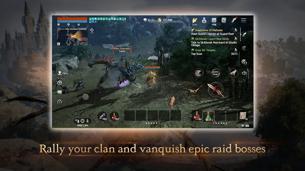 Lineage2M [MOD: безлимитные ресурсы и ускоренная прокачка] на Андроид — скриншот 2