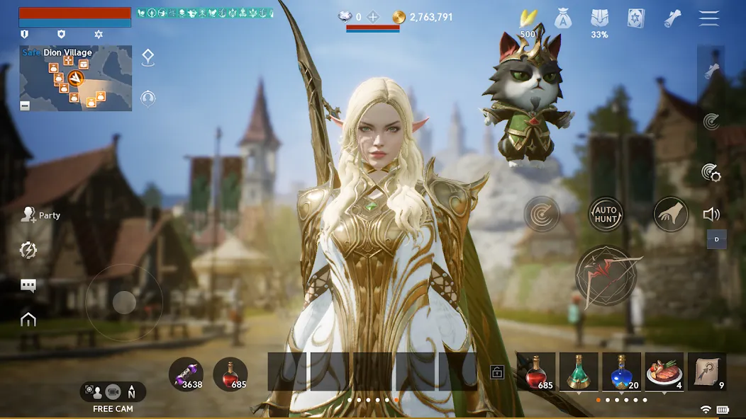 Lineage2M [MOD: безлимитные ресурсы и ускоренная прокачка] на Андроид — скриншот 5