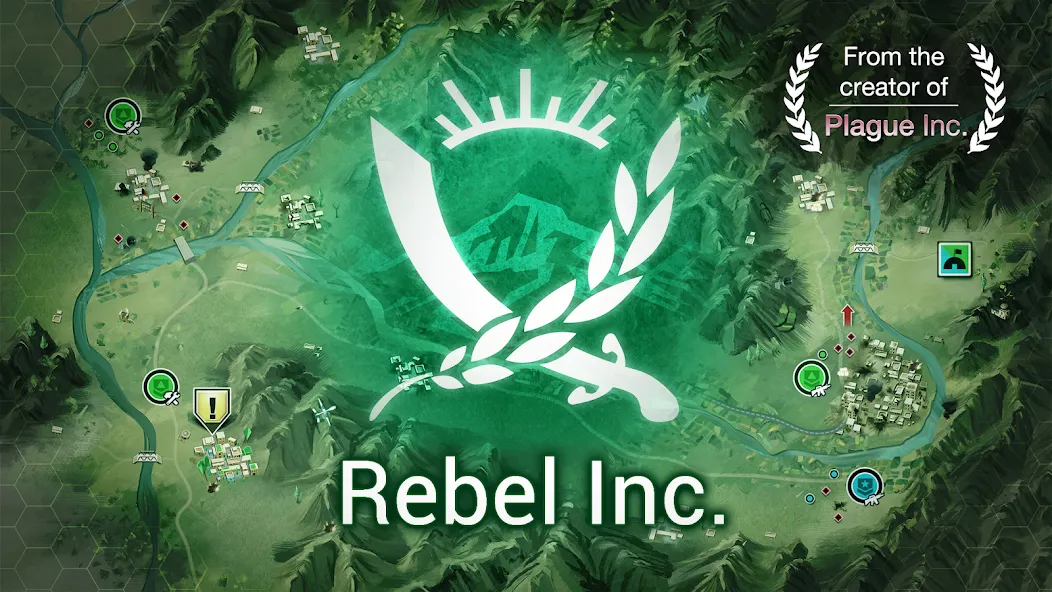 Скачать Rebel Inc. [MOD: безлимитные ресурсы и все регионы] — скриншот 1