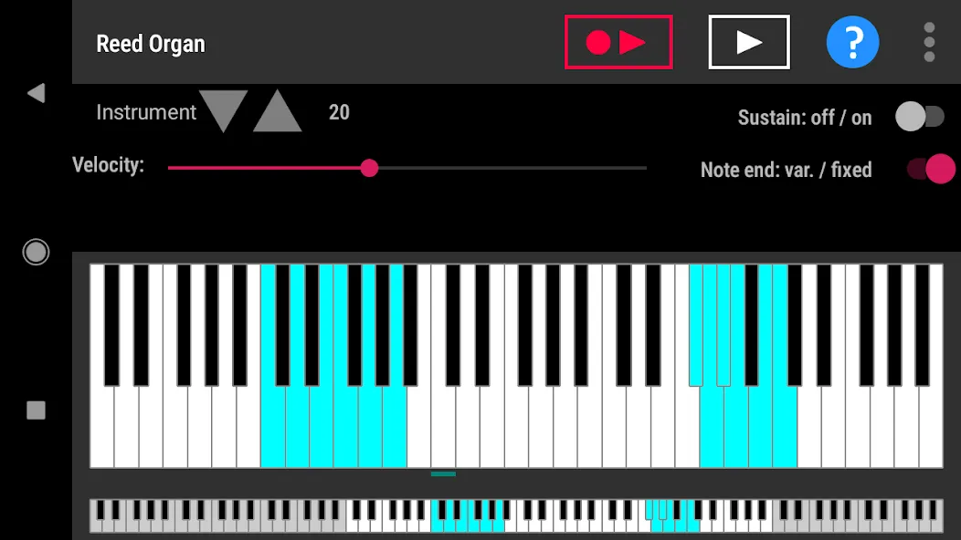 Взломанная Simple piano with recorder [MOD: открыты все инструменты и ноты] на Андроид — скриншот 5