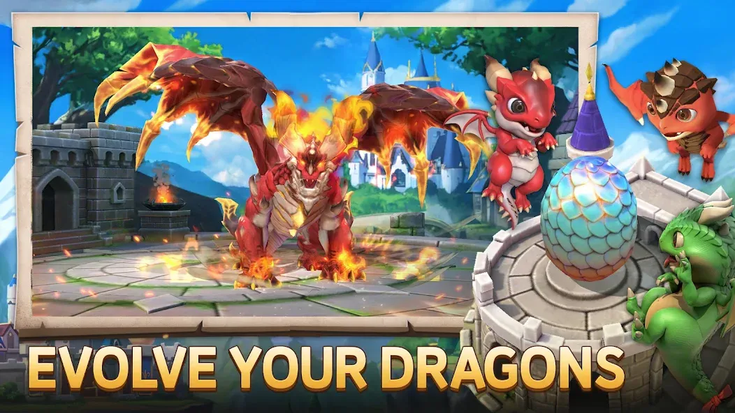 Dragon Siege: Kingdom Conquest [MOD: безлимитные ресурсы и усиленные драконы] (Бесплатно / APK) — скриншот 4