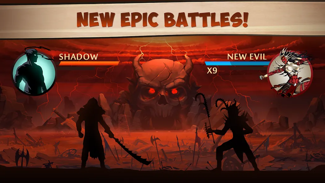 Shadow Fight 2 [MOD: много денег и разблокированы навыки] на Андроид — скриншот 1