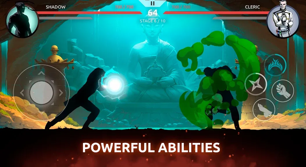 Shades: Shadow Fight Roguelike [MOD: безлимитные ресурсы и усиленные персонажи] последняя версия — скриншот 2