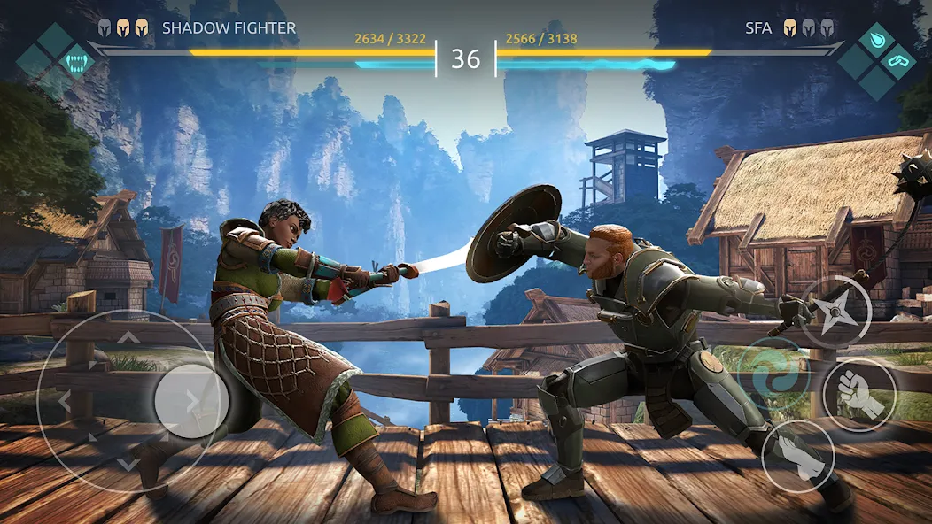 Shadow Fight 4: Arena [MOD: безлимитные монеты и алмазы] — Скачать бесплатно (APK) — скриншот 1
