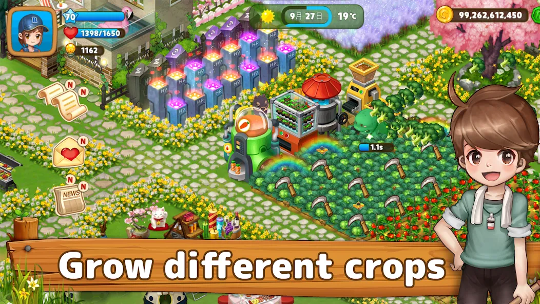 Real Farm : Save the World [MOD: безлимитные деньги и ресурсы] — Скачать бесплатно (APK) — скриншот 1