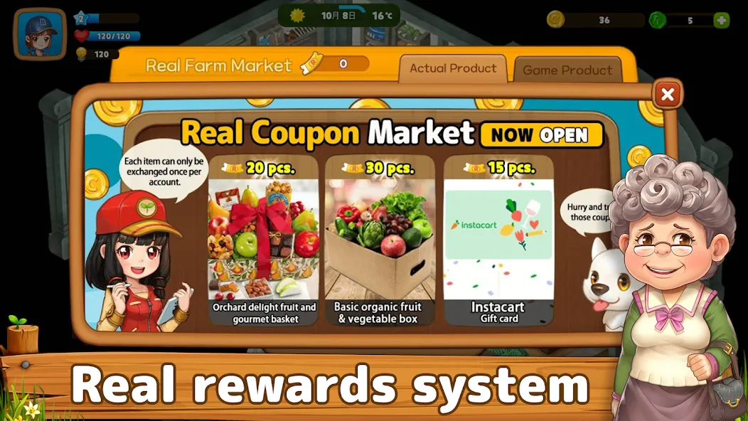 Real Farm : Save the World [MOD: безлимитные деньги и ресурсы] — Скачать бесплатно (APK) — скриншот 5