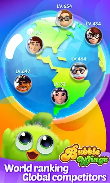 Bubble Wings: bubble shooter [MOD: безлимитные жизни и монеты] — Скачать бесплатно (APK) — скриншот 5