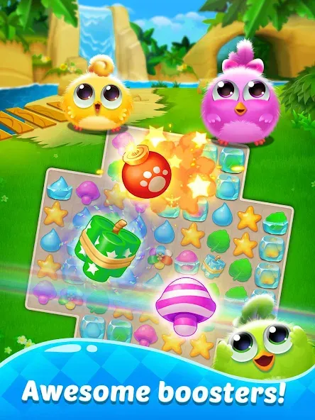 Puzzle Wings: match 3 games [MOD: безлимитные жизни и подсказки] на Андроид — скриншот 1