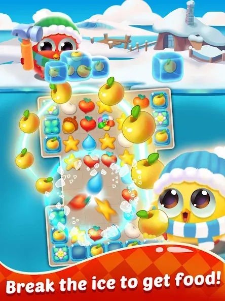 Puzzle Wings: match 3 games [MOD: безлимитные жизни и подсказки] на Андроид — скриншот 4