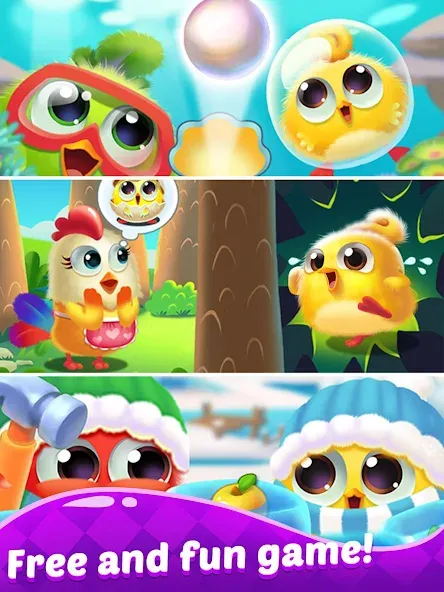 Puzzle Wings: match 3 games [MOD: безлимитные жизни и подсказки] на Андроид — скриншот 5