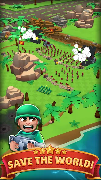 Marine Force: Heroes of War [MOD: безлимитные ресурсы и улучшения] — Скачать бесплатно (APK) — скриншот 1