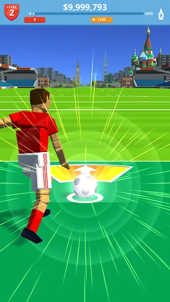 Soccer Kick [MOD: безлимитные деньги и энергия] (Бесплатно / APK) — скриншот 1