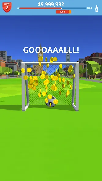 Soccer Kick [MOD: безлимитные деньги и энергия] (Бесплатно / APK) — скриншот 2