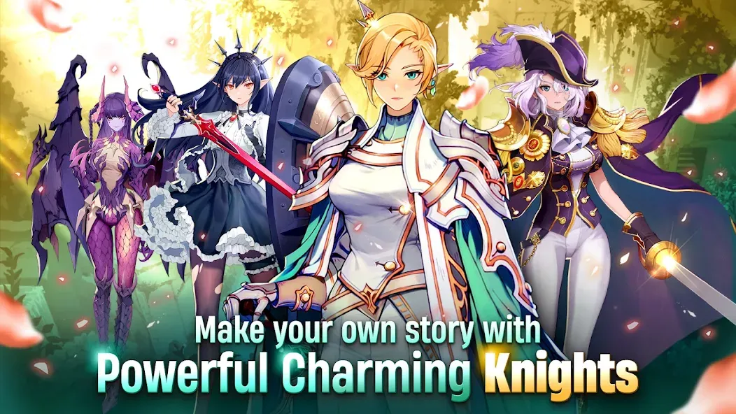 Master of Knights- Tactics RPG [MOD: безлимитные ресурсы и энергия] на Андроид — скриншот 5