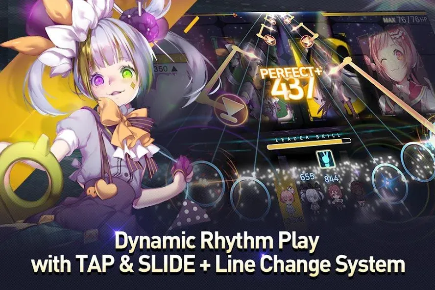 TAPSONIC TOP -Music Grand prix [MOD: безлимитные деньги и все песни открыты] (Бесплатно / APK) — скриншот 1