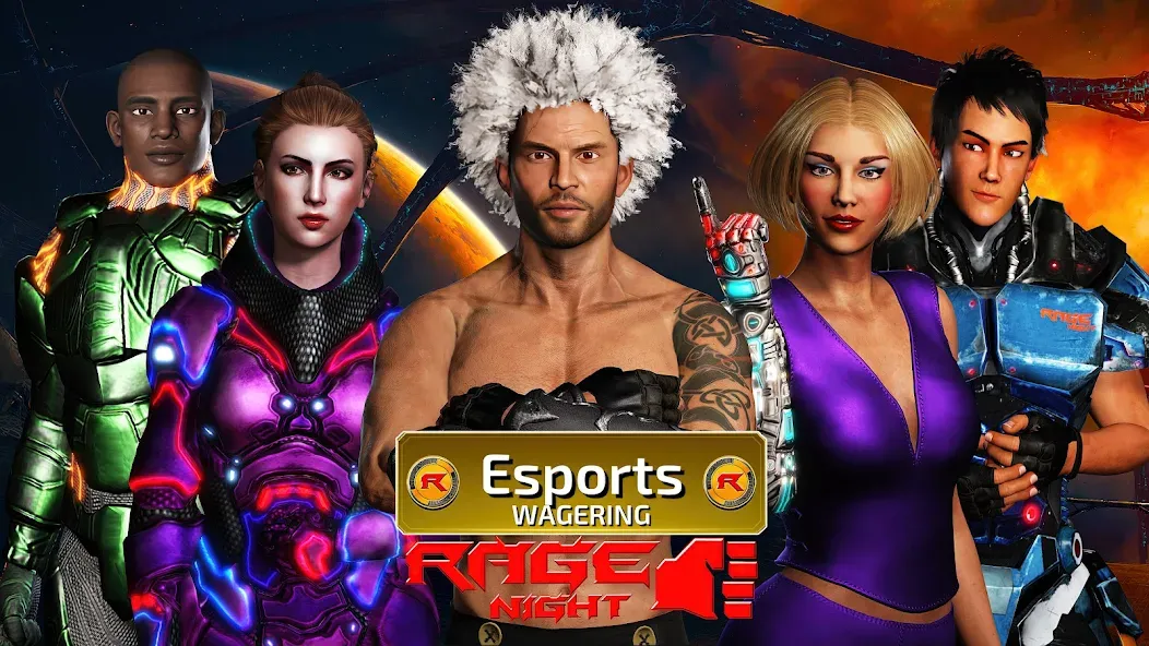 Скачать Rage Night [MOD: безлимитные патроны и здоровье] на телефон — скриншот 1