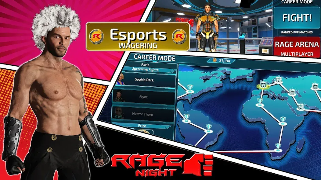 Скачать Rage Night [MOD: безлимитные патроны и здоровье] на телефон — скриншот 3