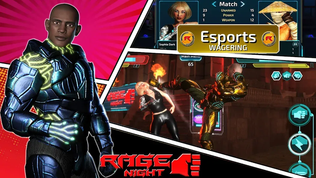 Скачать Rage Night [MOD: безлимитные патроны и здоровье] на телефон — скриншот 4