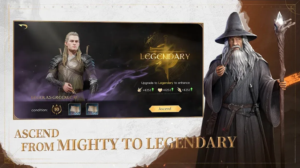 The Lord of the Rings: War [MOD: безлимитные ресурсы и ускоренное развитие] — Скачать бесплатно (APK) — скриншот 3