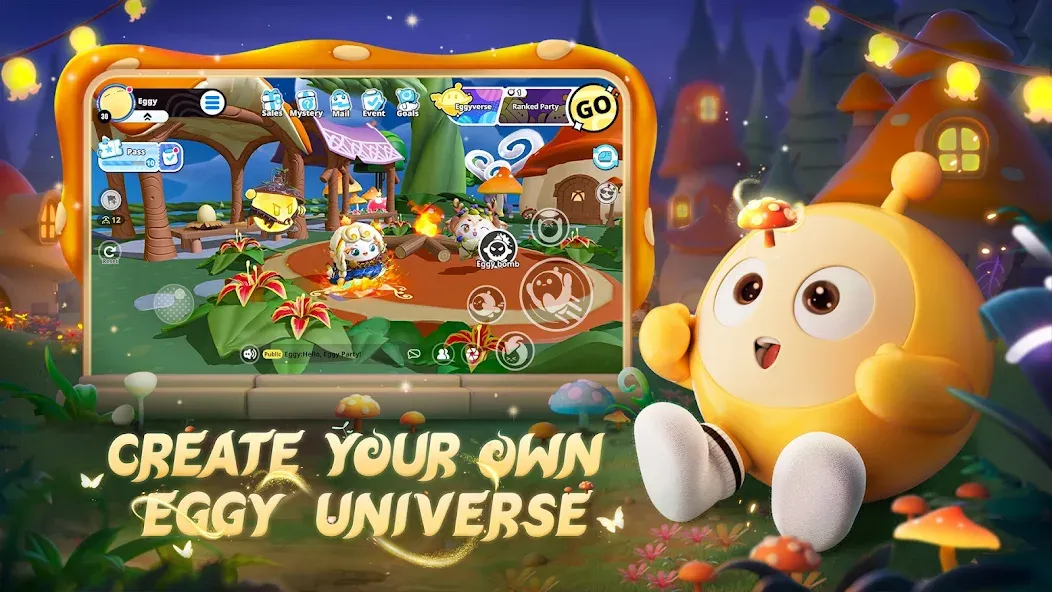 Скачать взлом Eggy Party: Trendy Party Game [MOD: безлимитные ресурсы и открыты костюмы] — скриншот 2