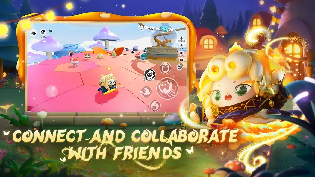 Скачать взлом Eggy Party: Trendy Party Game [MOD: безлимитные ресурсы и открыты костюмы] — скриншот 3