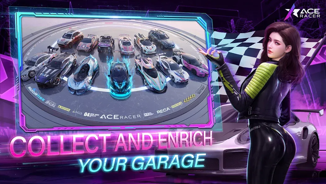 Ace Racer [MOD: безлимитные деньги и топливо] последняя версия — скриншот 2