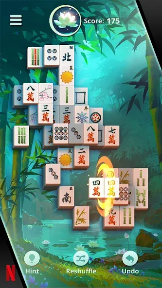Скачать NETFLIX Mahjong Solitaire [MOD: без рекламы и все уровни открыты] на телефон — скриншот 1