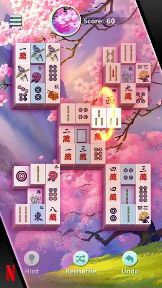 Скачать NETFLIX Mahjong Solitaire [MOD: без рекламы и все уровни открыты] на телефон — скриншот 4