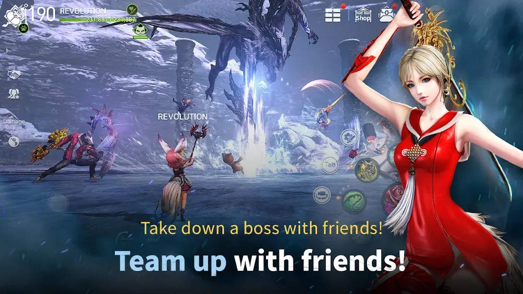 Скачать Blade&Soul Revolution [MOD: неограниченная энергия и усиленное оружие] — скриншот 3