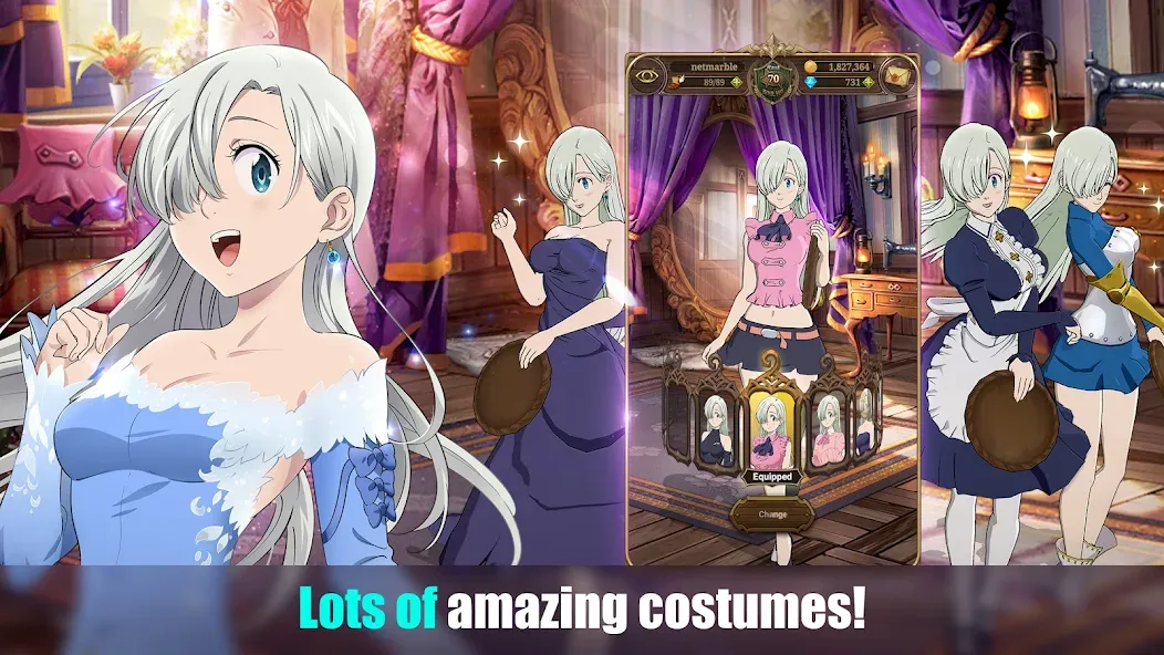 The Seven Deadly Sins [MOD: безлимитные ресурсы и усиленные герои] (Бесплатно / APK) — скриншот 3