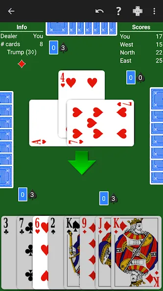 Скачать взлом Oh Hell - Expert AI [MOD: экспертный режим против ботов] — скриншот 1