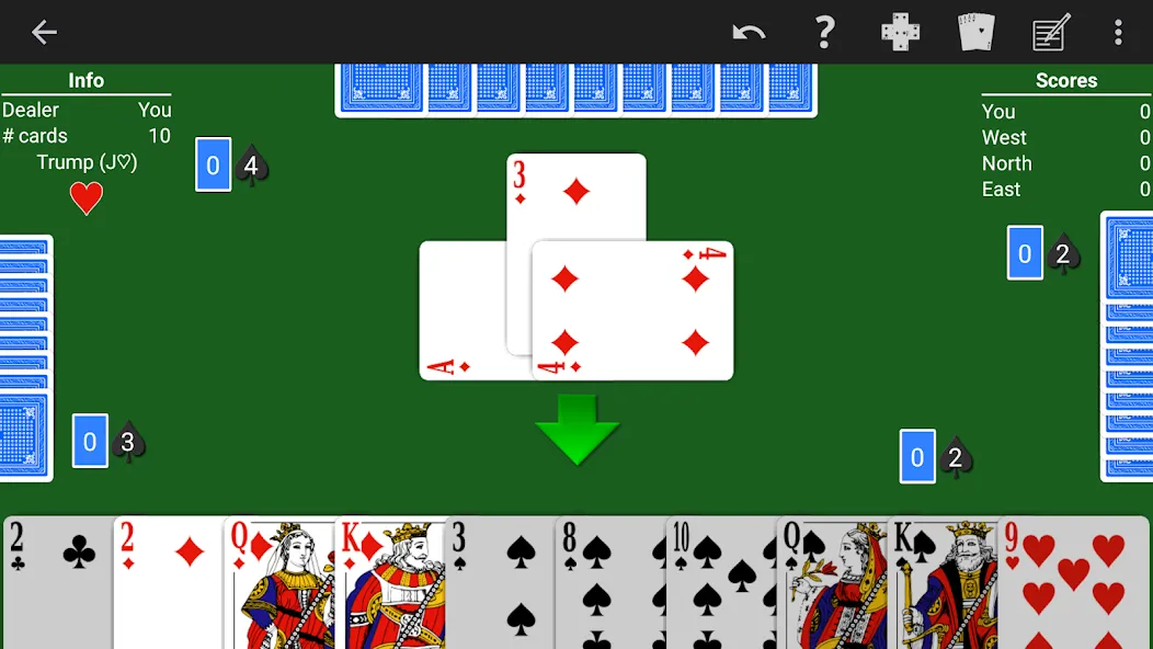 Скачать взлом Oh Hell - Expert AI [MOD: экспертный режим против ботов] — скриншот 5