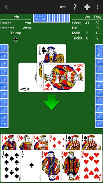 Pinochle - Expert AI [MOD: умный искусственный интеллект без ограничений] последняя версия — скриншот 1