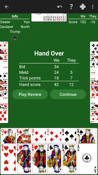 Pinochle - Expert AI [MOD: умный искусственный интеллект без ограничений] последняя версия — скриншот 3