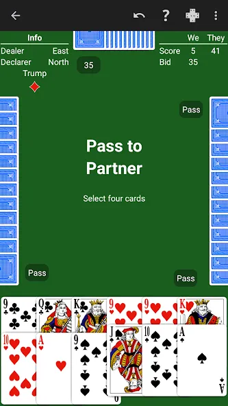 Pinochle - Expert AI [MOD: умный искусственный интеллект без ограничений] последняя версия — скриншот 4