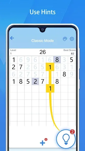Скачать Number Match - 10 & Pairs [MOD: без рекламы и подсказки доступны] — скриншот 4