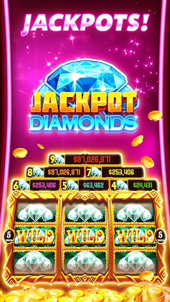 Скачать Treasure Slots - Vegas Slots & [MOD: безлимитные монеты и джекпоты] на телефон — скриншот 2
