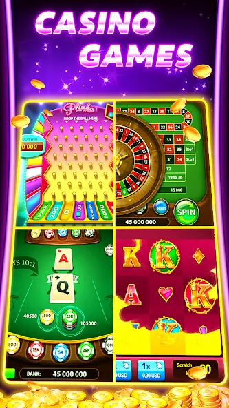 Скачать Treasure Slots - Vegas Slots & [MOD: безлимитные монеты и джекпоты] на телефон — скриншот 3