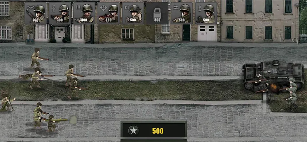 Warfare War Troops [MOD: безлимитные деньги и ресурсы] на Андроид — скриншот 3