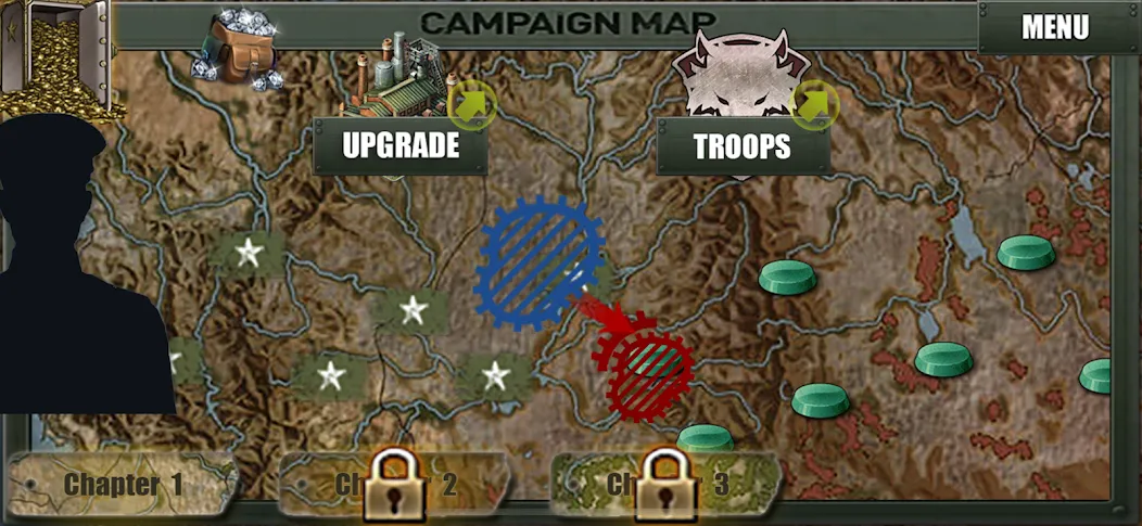 Warfare War Troops [MOD: безлимитные деньги и ресурсы] на Андроид — скриншот 4